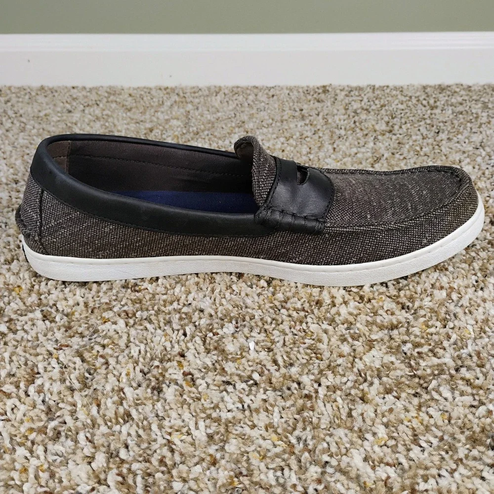 COLE HAAN MENS Gray PINCH Maine‎ Classic CANVAS WEEKENDER Men's 12 M
